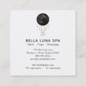 *~*月のコスモスムーンシャーマン宇宙 スクエア名刺 (裏面)