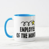 月のコーヒー・マグの従業員 マグカップ (左)