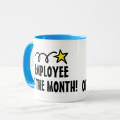 月のコーヒー・マグの従業員 マグカップ (正面左)