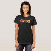 月のシャツへのエコミ、サンセットレトロCrypto Tシャツ (正面フル)