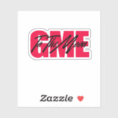 月のステッカーに移動 シール (シート)