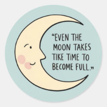 月のステッカーも