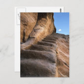 月のステップ ポストカード (正面/裏面)