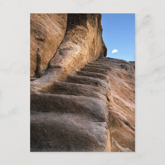 月のステップ ポストカード (正面)