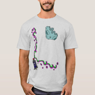 月のスプレー Tシャツ