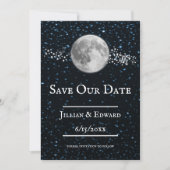 月のセーブ・ザ・デート案内 案内状 (正面)