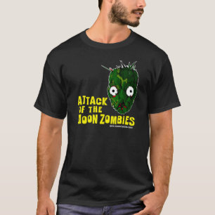 月のゾンビの攻撃! Tシャツ