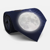 月のタイの生命の月 ネクタイ (ロール)