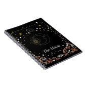 月のタロットのカード芸術 ノートブック (右側)