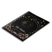 月のタロットのカード芸術 ノートブック (左側)