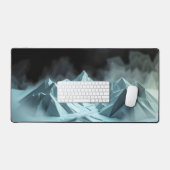 月のデスクマット – 月の美的段階、満月、 デスクマット (キーボード&マウス)