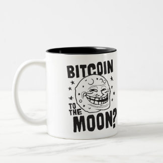 月のトロールにビットコイン ツートーンマグカップ