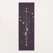 月のトーテム ヨガマット (裏面)