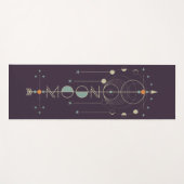 月のトーテム ヨガマット (正面(横))