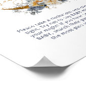 月のネイビー金ゴールドを越えてベビーゲーム ポスター (角)