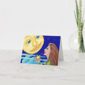 月のノテカードへの贈り物 カード (正面)