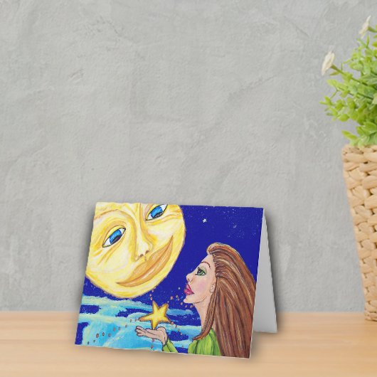 月のノテカードへの贈り物 カード