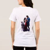 月のハウル：ウルフパック調和 トライブレンドＴシャツ (裏面)