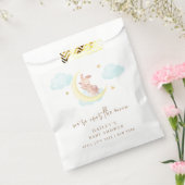 月のバニー雲の赤ちゃんシャワーの上のミニマリスト フェイバーバッグ (封をした状態)