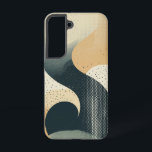 月のバランス電話ケース SAMSUNG GALAXY S22ケース<br><div class="desc">静寂と二重性を象徴する単色の月インスパイア抽象芸術は、美的に最適ミニマルである。</div>