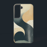 月のバランス電話ケース SAMSUNG GALAXY S22ケース<br><div class="desc">静寂と二重性を象徴する単色の月インスパイア抽象芸術は、美的に最適ミニマルである。</div>