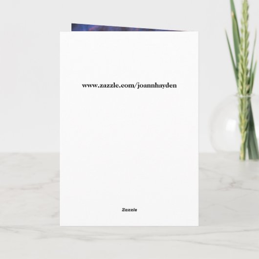 月のバレンタインのカードを渡した シーズンカード (裏面)