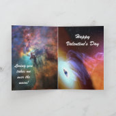 月のバレンタインのカードを渡した シーズンカード (内部)