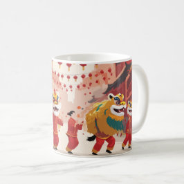 月のパレードのマグカップ コーヒーマグカップ