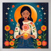 月のパンで母と祖先を讃える ポスター (正面)