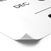 月のビジネスカレンダー 満月の愛情 ポスター (角)