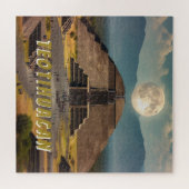 月のピラミッド、テオティワカン、メキシコ旅行 ジグソーパズル (横)