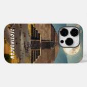月のピラミッド、テオティワカン、メキシコ旅行 Case-Mate iPhoneケース (裏面 (横))