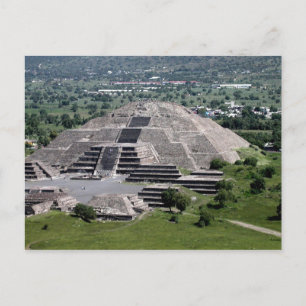 月のピラミッド、Teotihuacan、メキシコ ポストカード