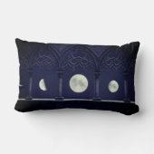 月のフェーズを持つランセットウィンドウ ランバークッション (裏面)
