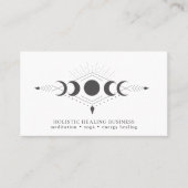 月のフェーズ癒し開業医の名刺 名刺 (正面)