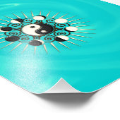 月のフェーズ、太陽と陰陽 – 極性と二重性 フォトプリント            (角)