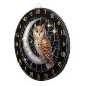 月のフクロウ ダーツボード (正面右)