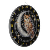 月のフクロウ ダーツボード (正面左)