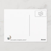 月のフクロウ ポストカード (裏面)