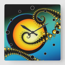 月のフラクタル輝くアート