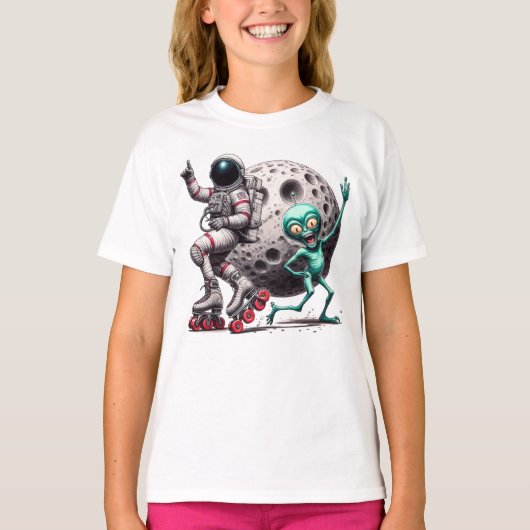 月のブギーガールのTシャツ Tシャツ (正面)