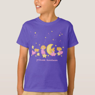 月のプリンセス- "王女moonbeam " tシャツ