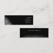 月のプロフィールカード スキニー名刺 (正面/裏面)