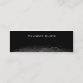 月のプロフィールカード スキニー名刺 (裏面)