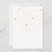 月のベビーシャワーの招待を受けるのが大好きである 招待状 (裏面)