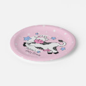 月のベビー上の牛 ペーパープレート (アングル)