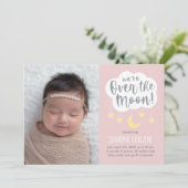 月のベビー誕生発表 シーズンカード (スタンド正面)