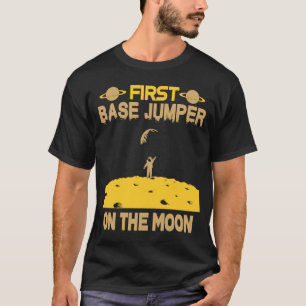 月のベースジャンパー Tシャツ