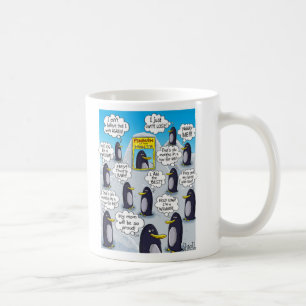 月のペンギン。 コーヒーマグカップ