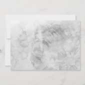 月のボホの赤ちゃん男女兼用シャワーの上 招待状 (裏面)